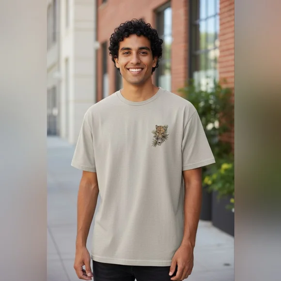 Freehand Goods Collab V. Steiner Cougar Head Above Cougar Skull Graphic Tee XL - Picture 10 of 10